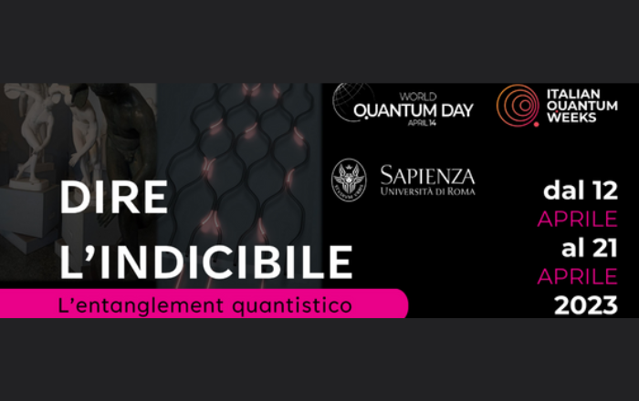 DIRE L'INDICIBILE: L'ENTANGLEMENT QUANTISTICO