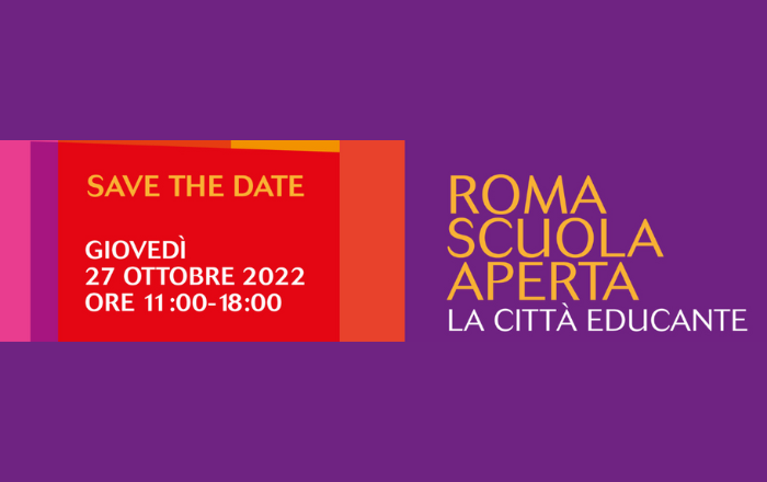 IL POLO MUSEALE PER " “ROMA SCUOLA APERTA. LA CITTA’ EDUCANTE”. 27 OTTOBRE TEATRO INDIA