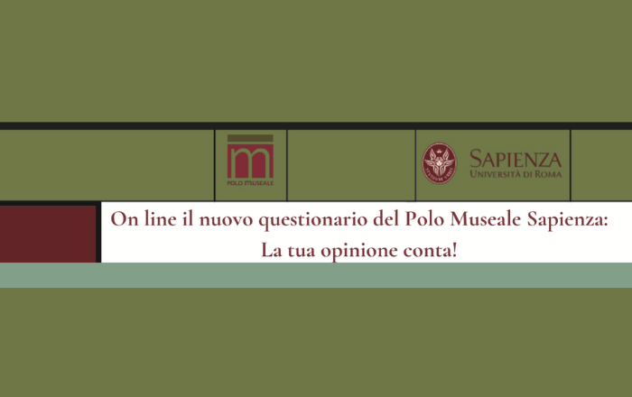 Nuovo questionario sui musei per gli studenti Sapienza