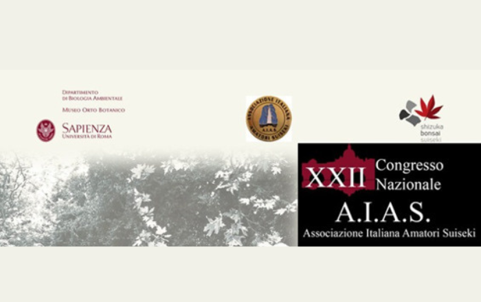 XXII Congresso dell'AIAS (Associazione Italiana Amatori Suiseki) presso il Museo Orto Botanico di Roma