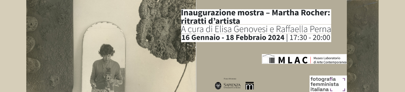 INAUGURAZIONE MOSTRA | MARTHA ROCHER: RITRATTI D'ARTISTA 