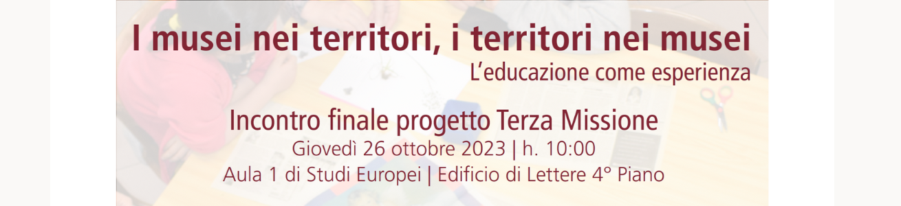 Incontro finale progetto Terza Missione