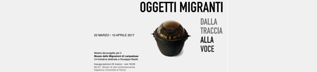 OGGETTI MIGRANTI. Dalla Traccia alla voce